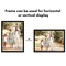 Americanflat A2 A3 A4 A5 Poster Frame - Picture Frame to Display Posters - Ideal for Documents and Artwork - Plexiglass Cover - Adjustable Hanging Hardware - Includes Easel